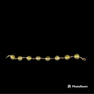 Bracelet & Matching Earrings Glass